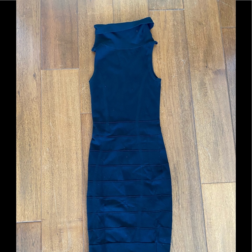 Guess extra small bandage dress black